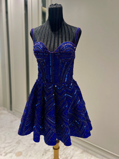 Blue Mirielle Dress