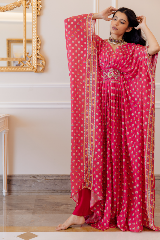 HAZEL KAFTAN – RANI PINK BUTTI