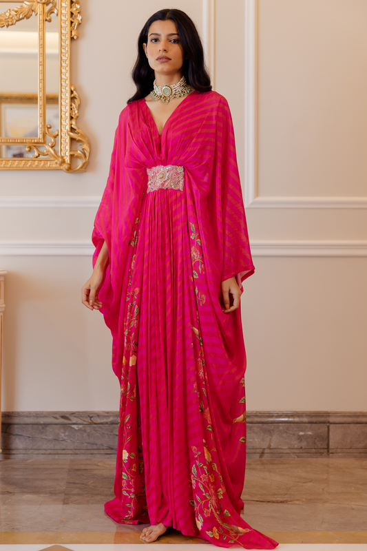 HAZEL KAFTAN – RANI PINK FLORAL