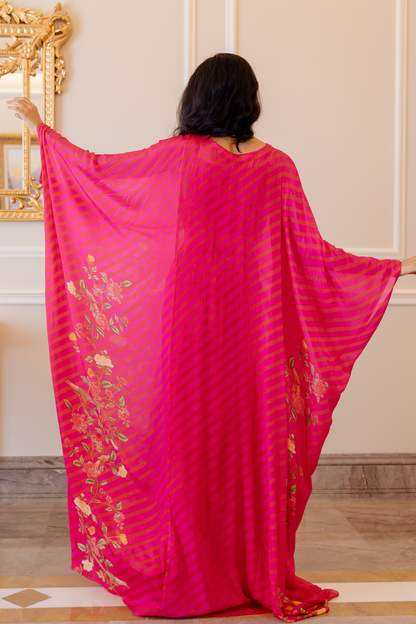 HAZEL KAFTAN – RANI PINK FLORAL