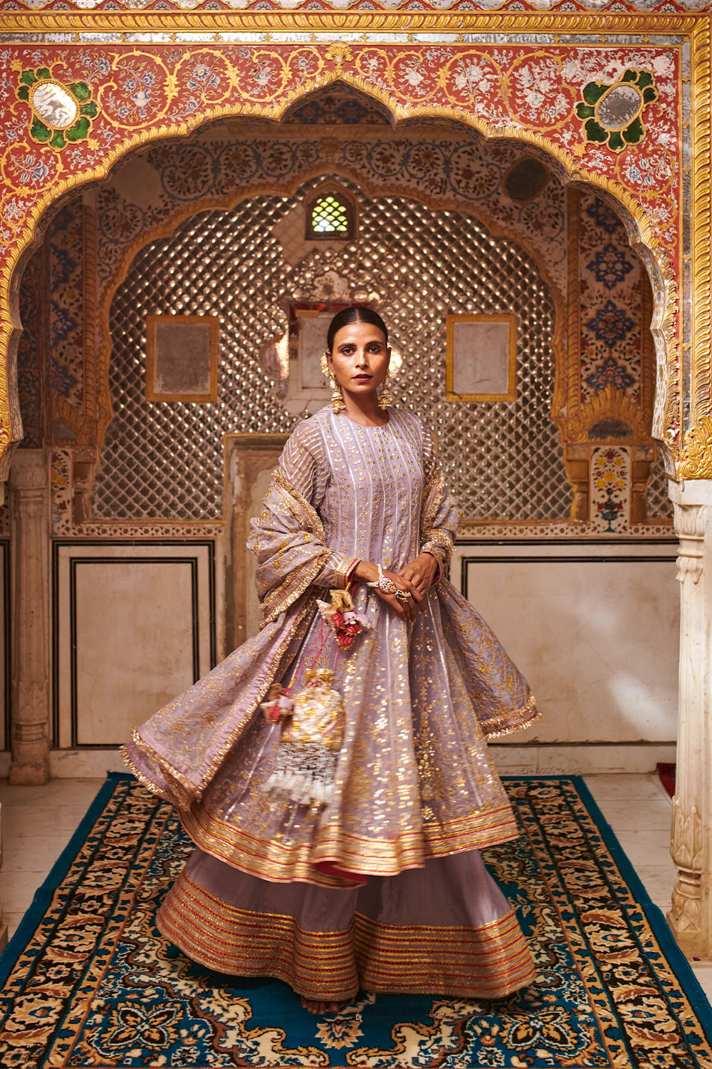 Nayaab Sharara Set