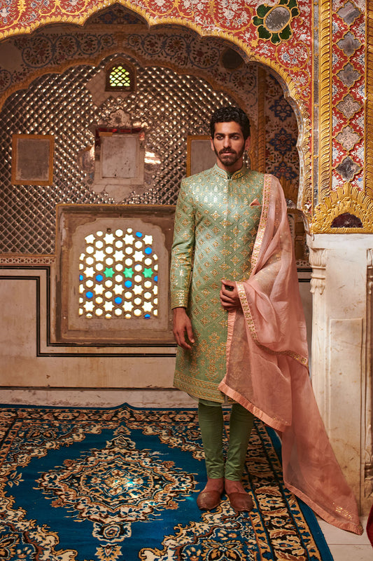 Suraj Mukhi Sherwani Set