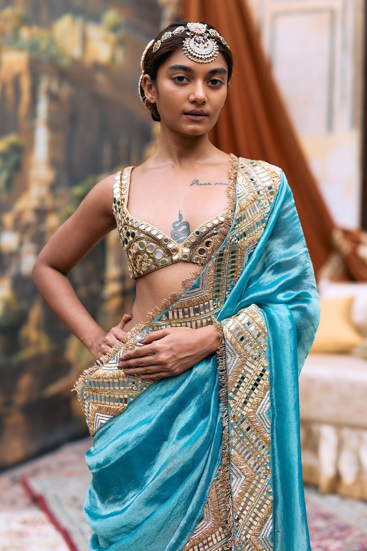 Neelima Saree Set