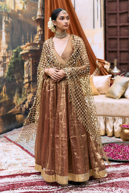 Kanthi Anarkali and Sheeshya Veil Set
