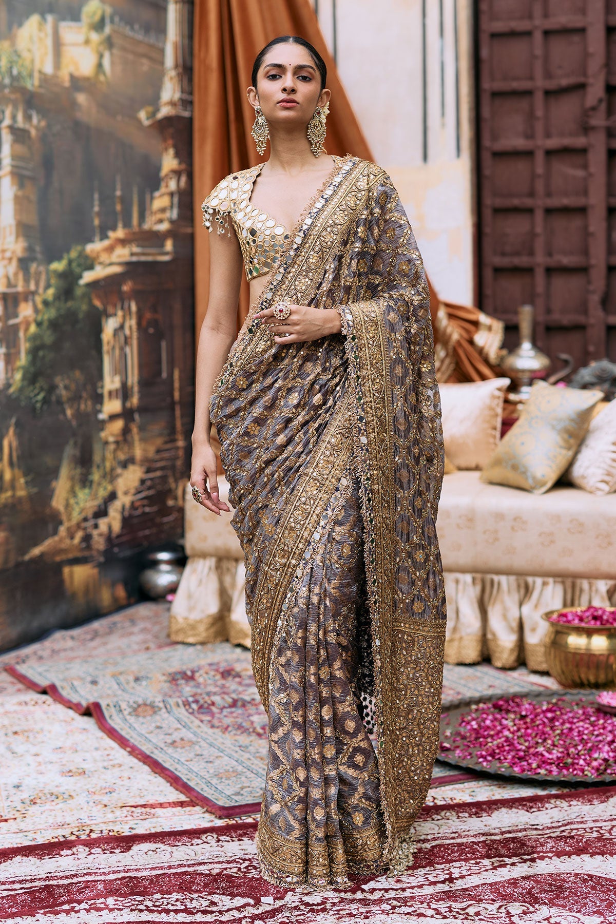 Patralekha Saree Set