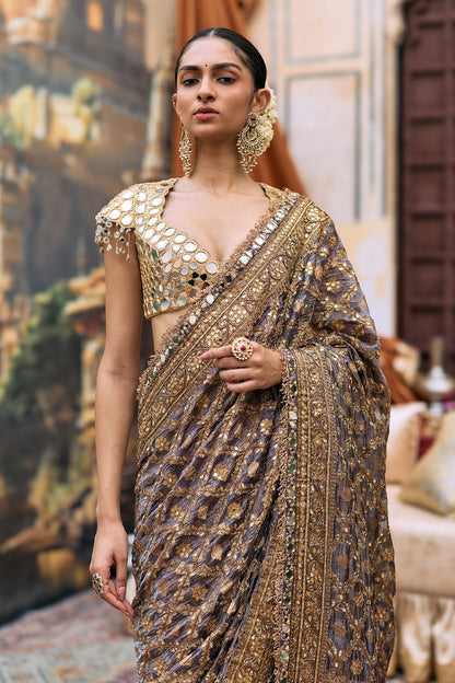 Patralekha Saree Set