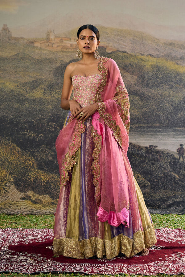 Rangoli Zari Lehenga Set