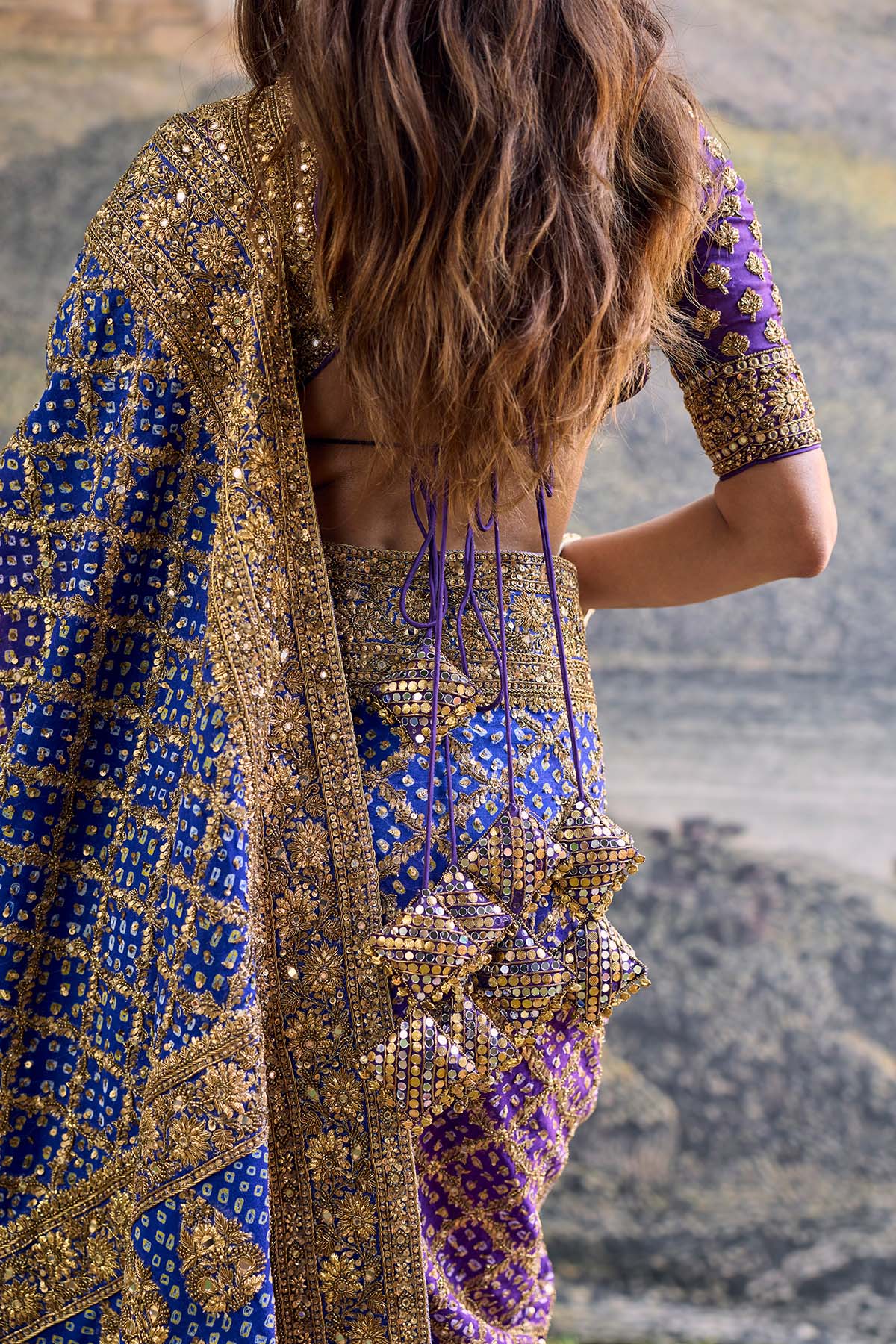 Advay Ombré Saree Set