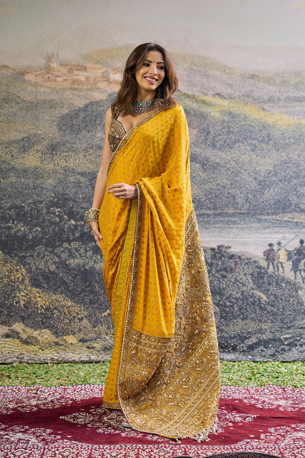 Pehr Crepe Saree Set