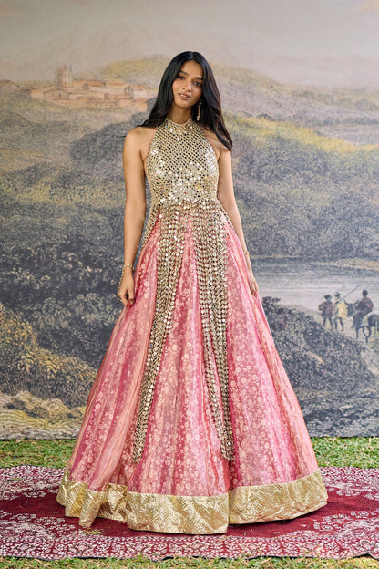 Gulbahar Mirror Lehenga Set