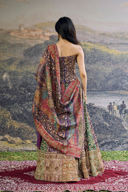 Rang Mahal Jamewar Lehenga Set