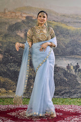 NEELAMBARI SAREE SET