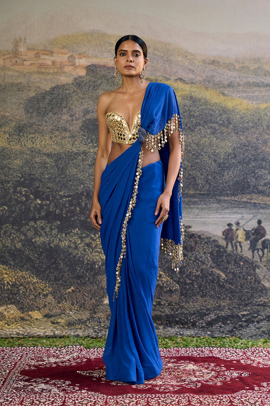 Neelanjana Mirror Saree Set