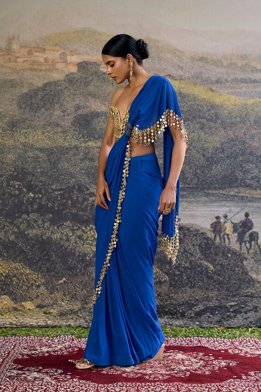 Neelanjana Mirror Saree Set
