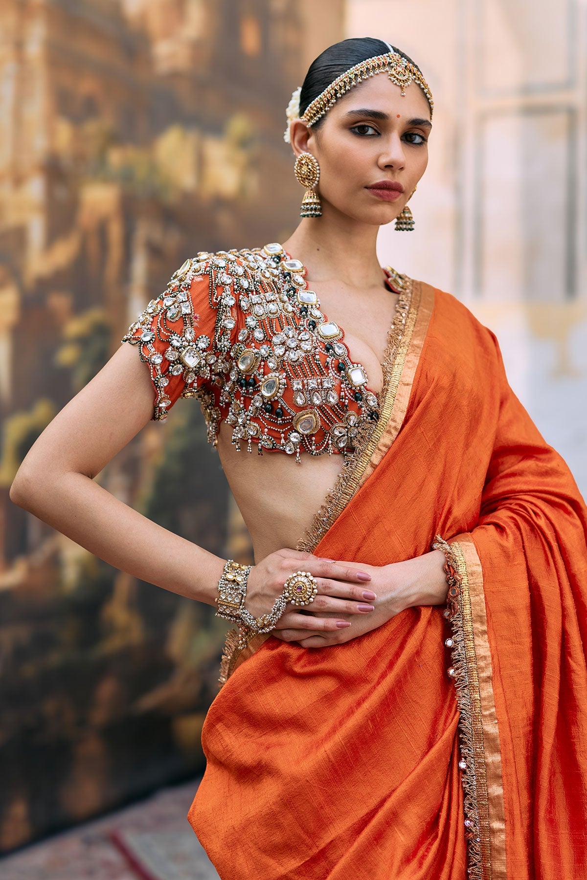 Vajramani Saree Set