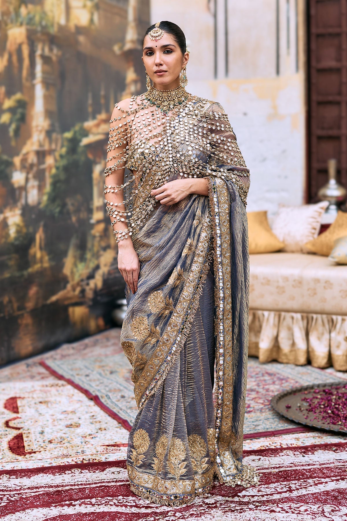 Jaalika Saree Set