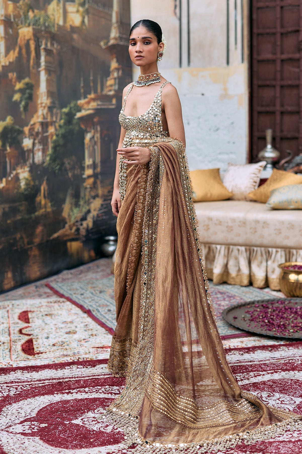 Manjusha Saree Set