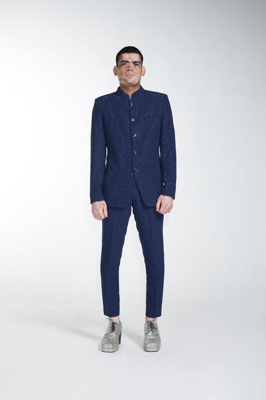 Men Blue Blink