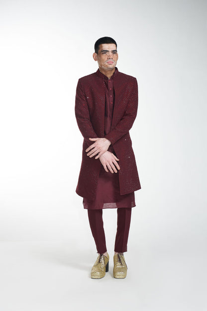 Men Maroon Fusion