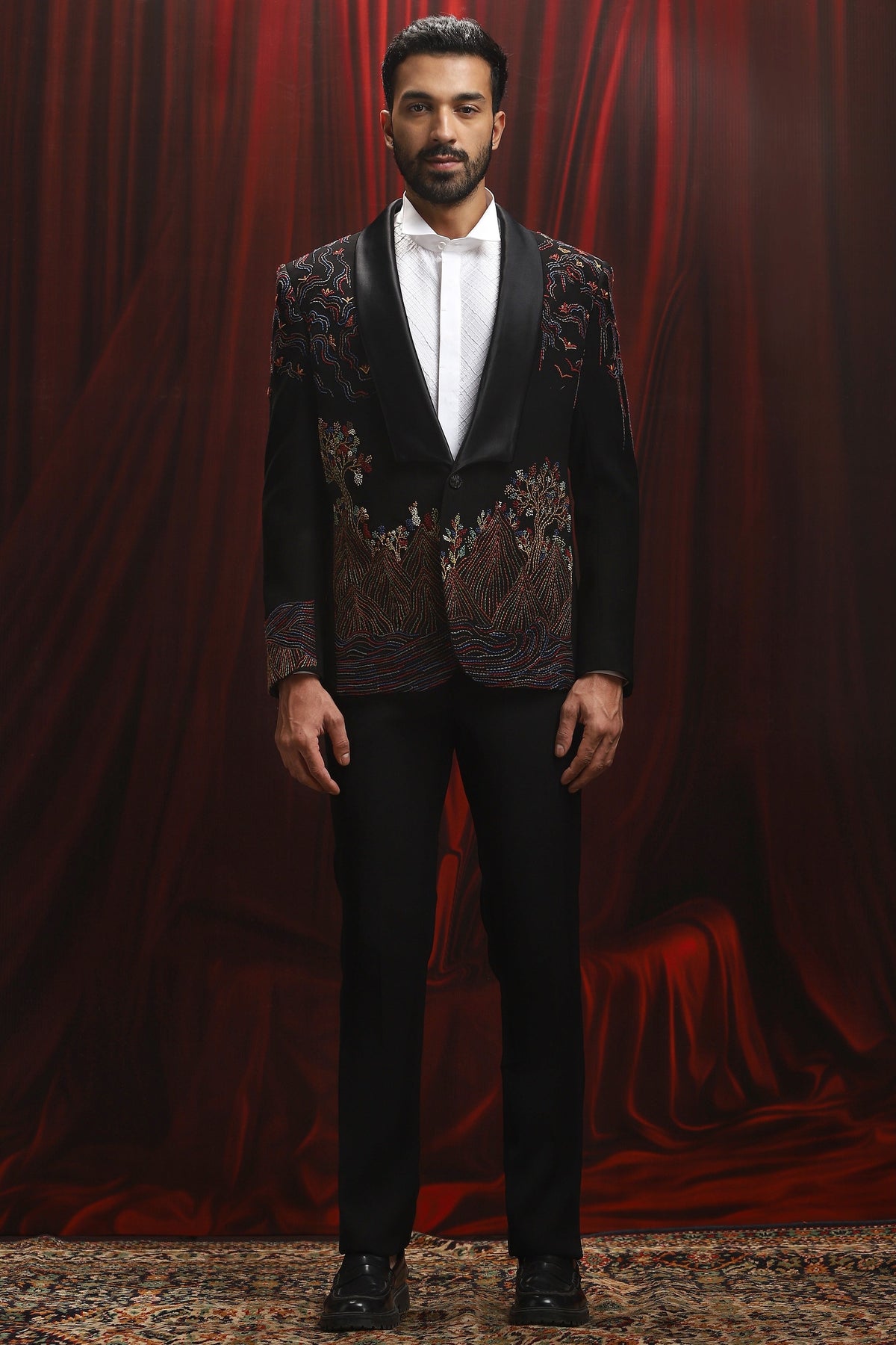 Draconian Prince Embroidered Tuxedo Set