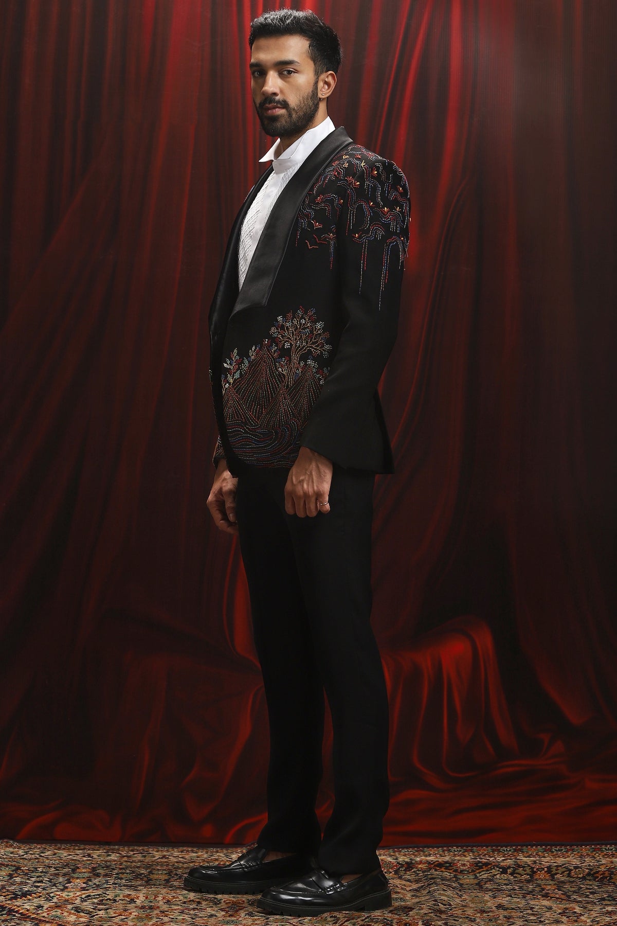 Draconian Prince Embroidered Tuxedo Set
