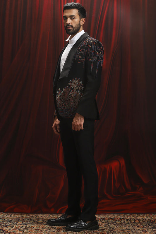 Draconian Prince Embroidered Tuxedo Set