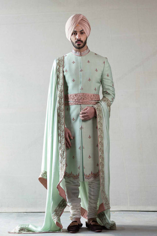 Mint Green Sherwani