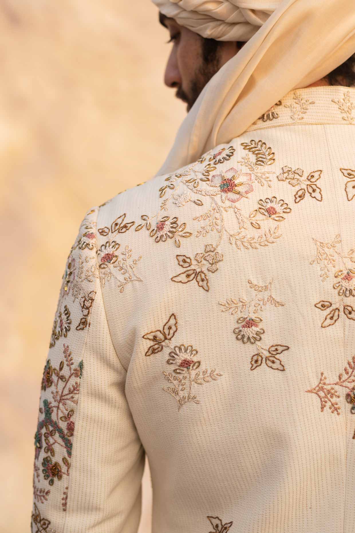 Dirty Ivory Sherwani