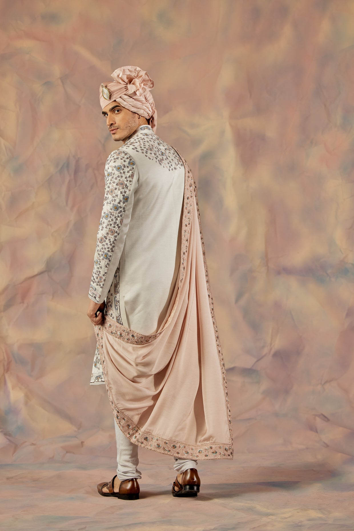 Silver Lining Sherwani Set