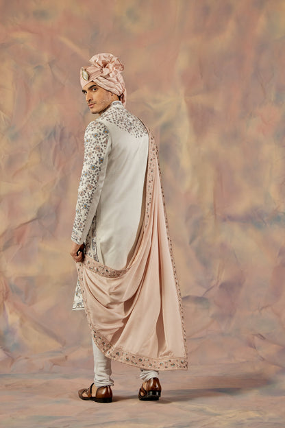 Silver Lining Sherwani Set