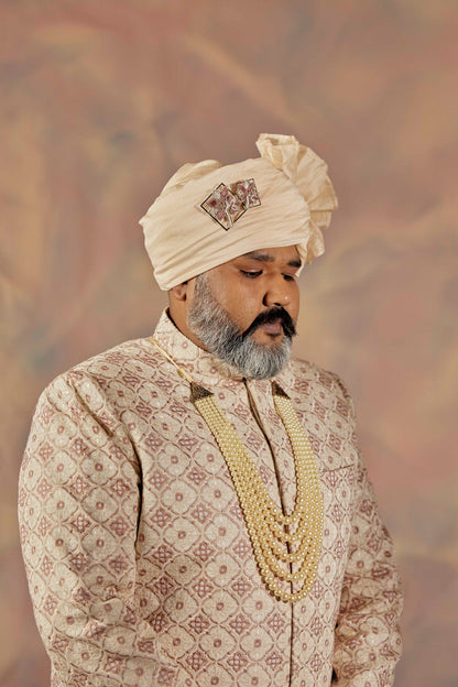 JMC Block Sherwani Set