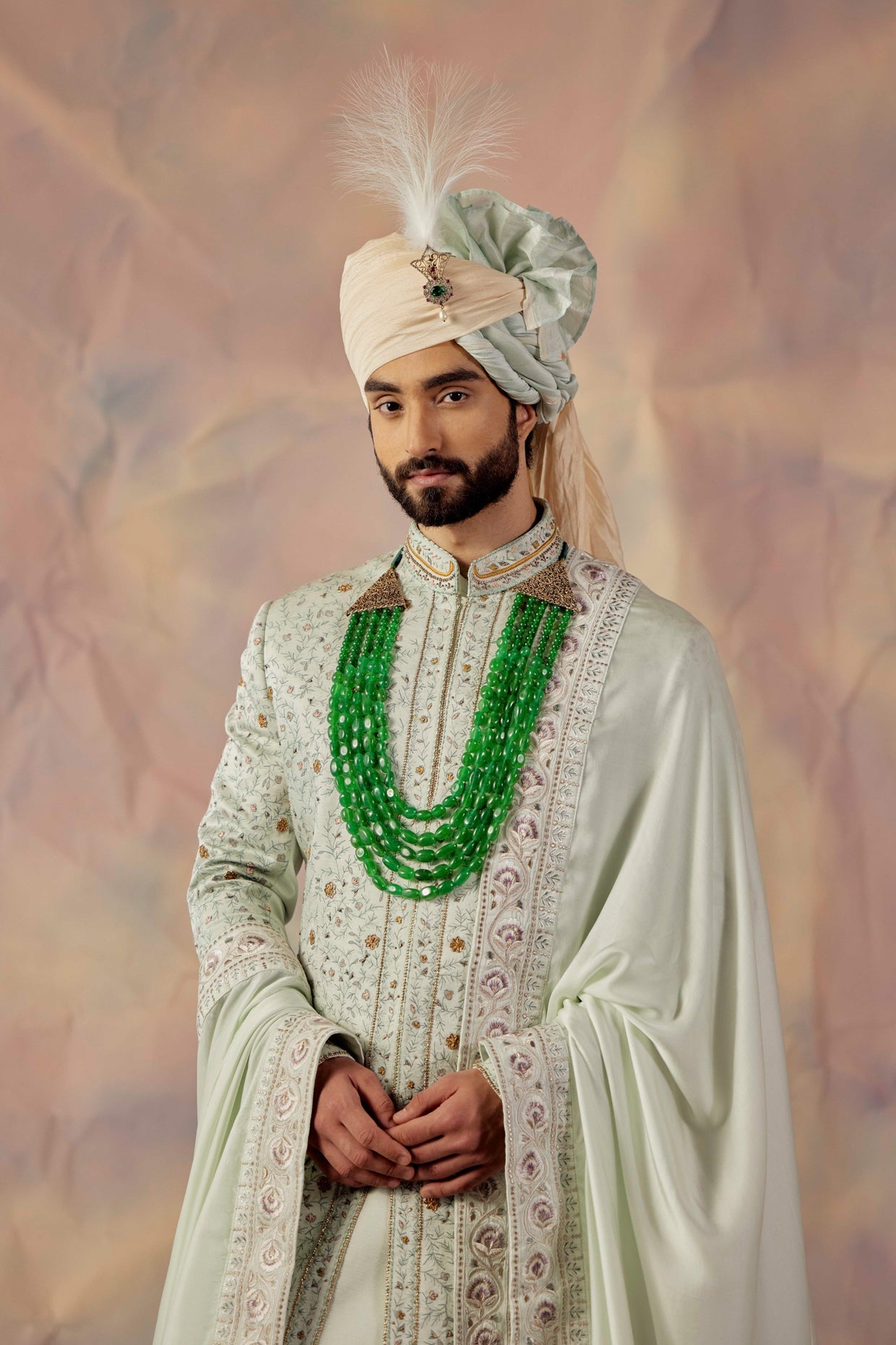 The Blue Momentum Sherwani Set