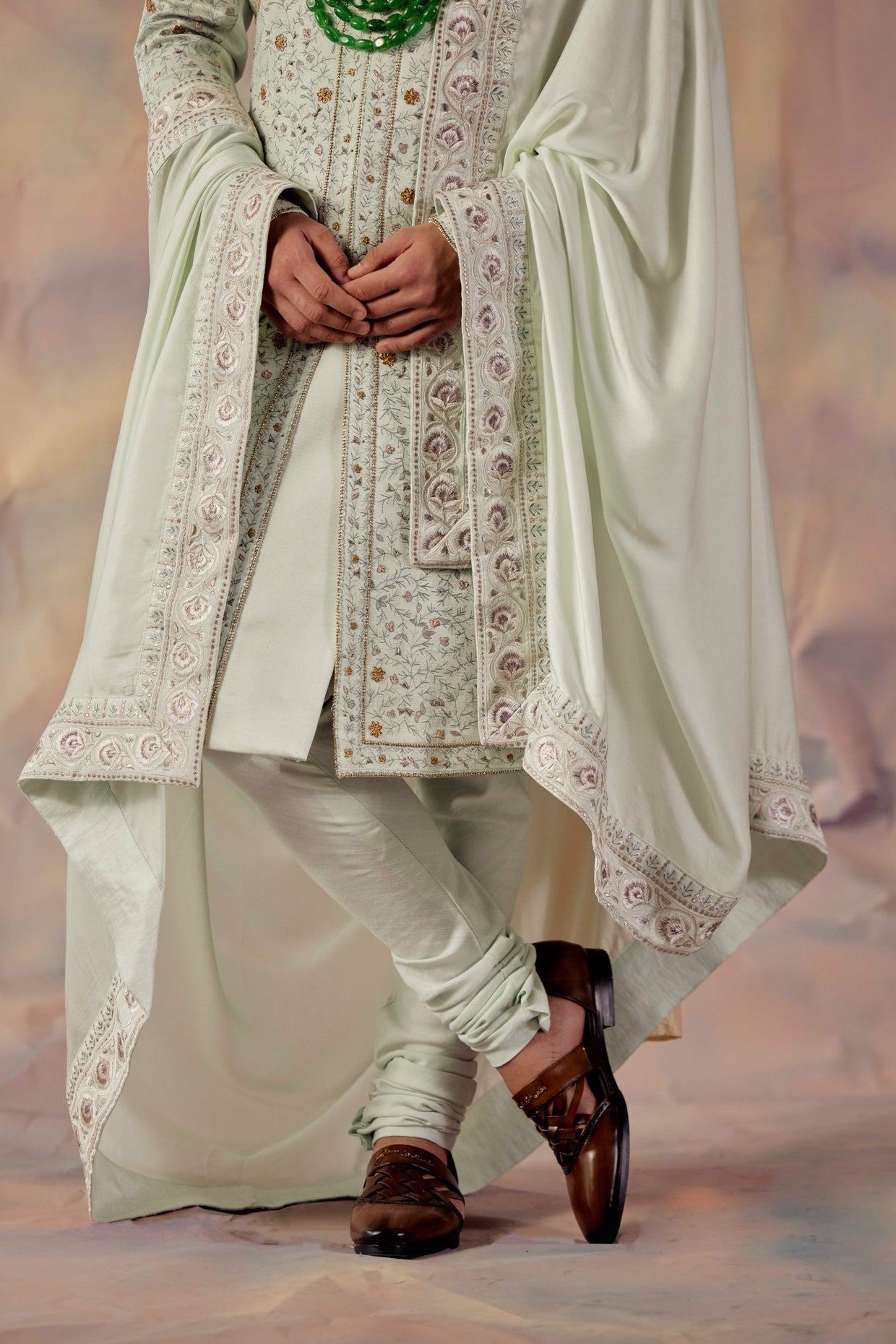 The Blue Momentum Sherwani Set