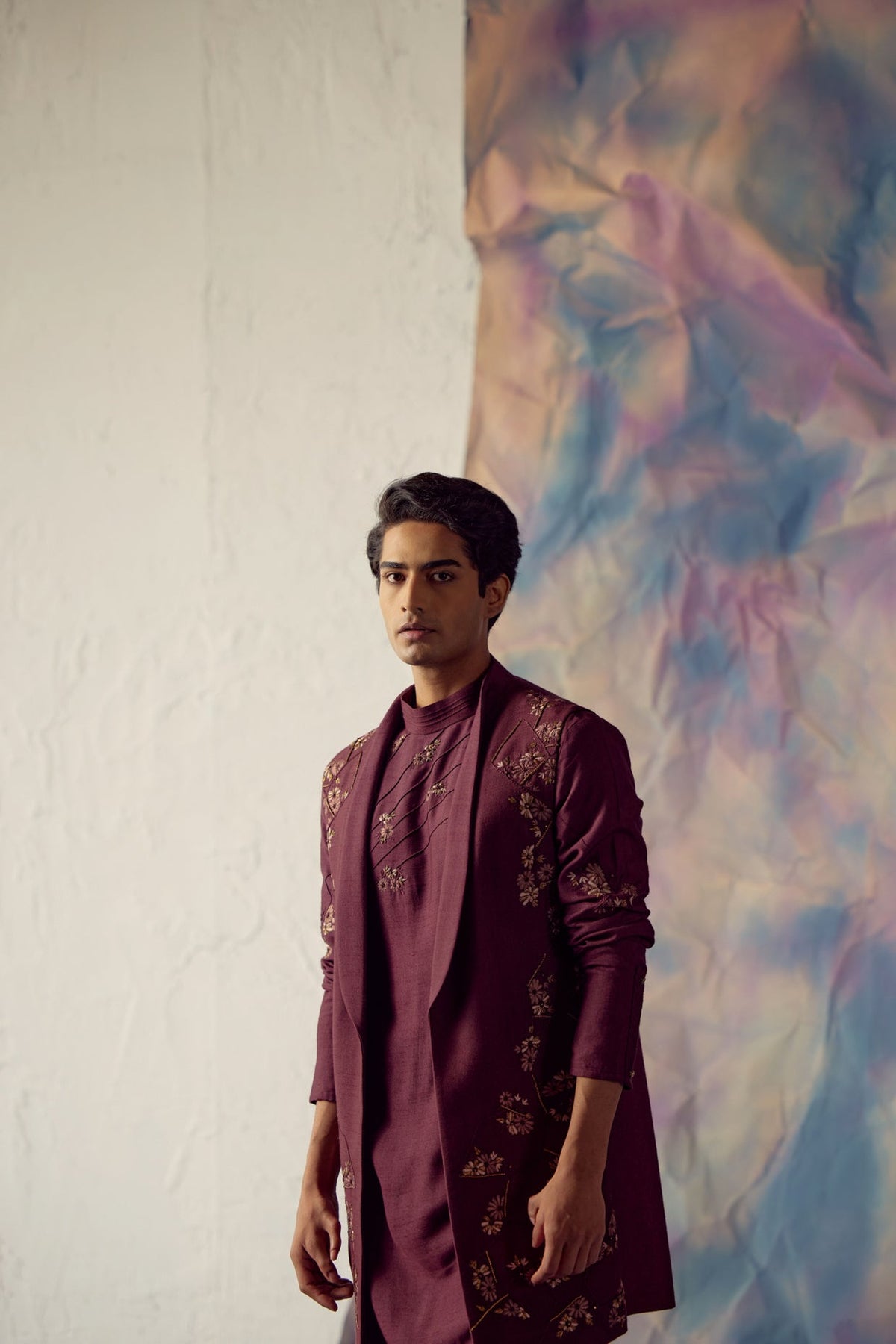 Merlot Homme Shrug Set