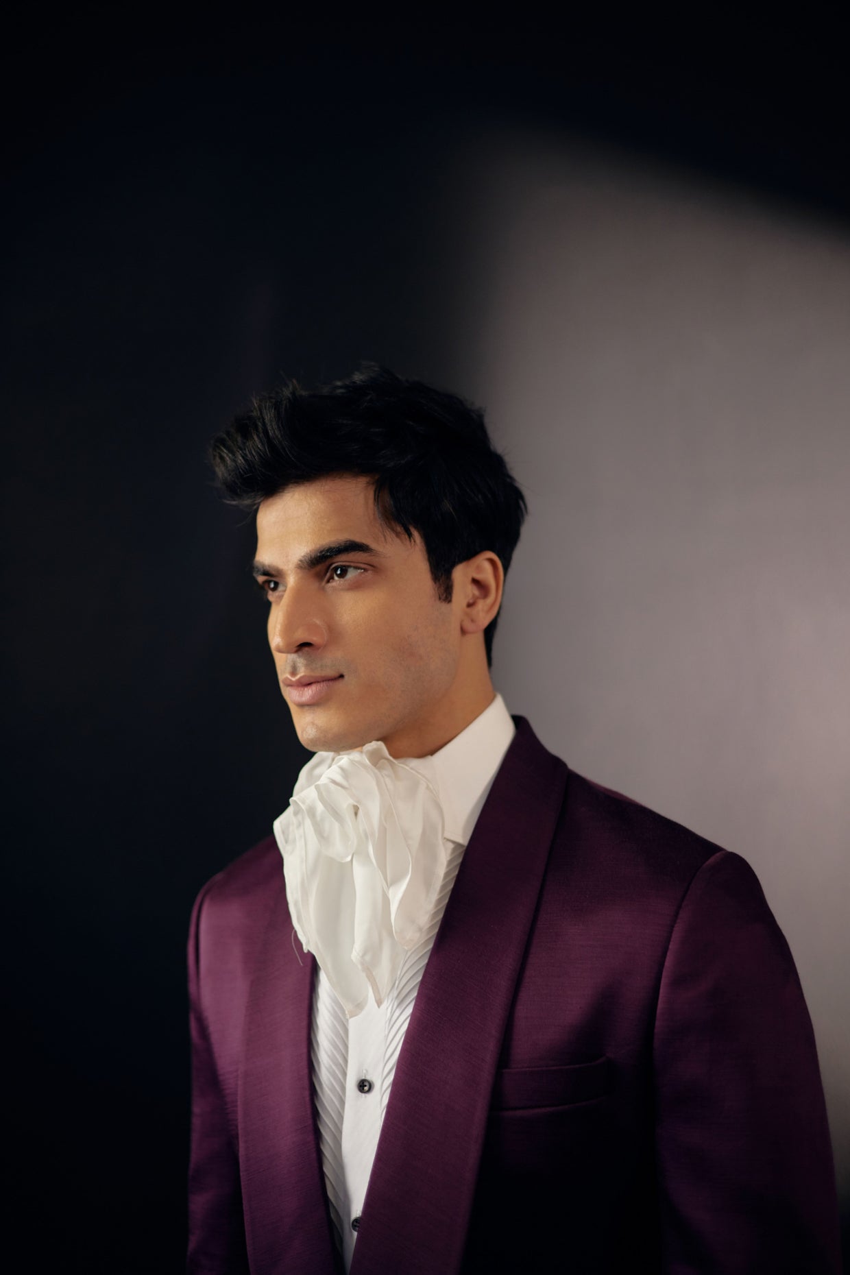 Coral Wine Tux