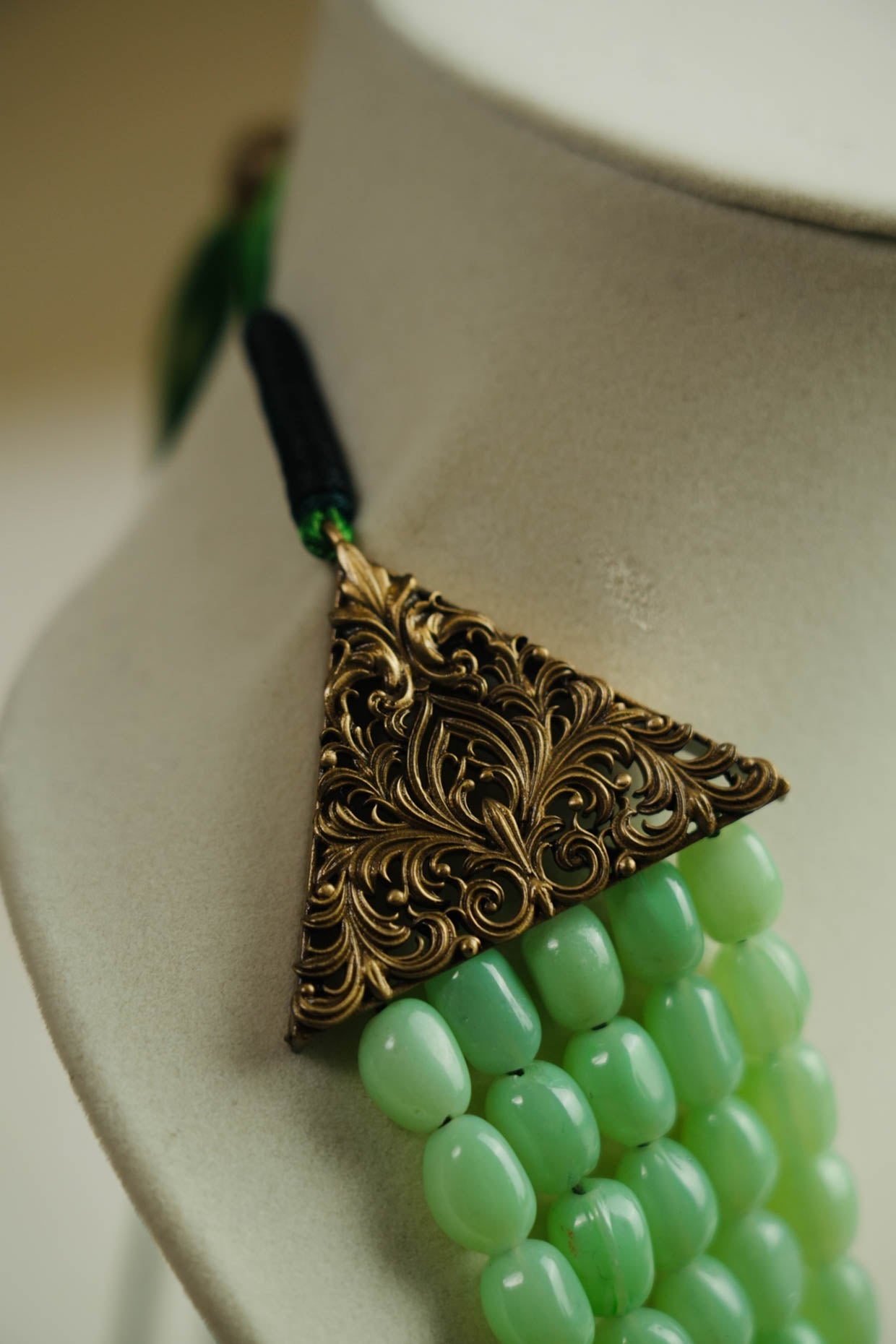 Moss Green Mala