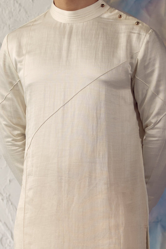 Dirty Ivory Kurta Set