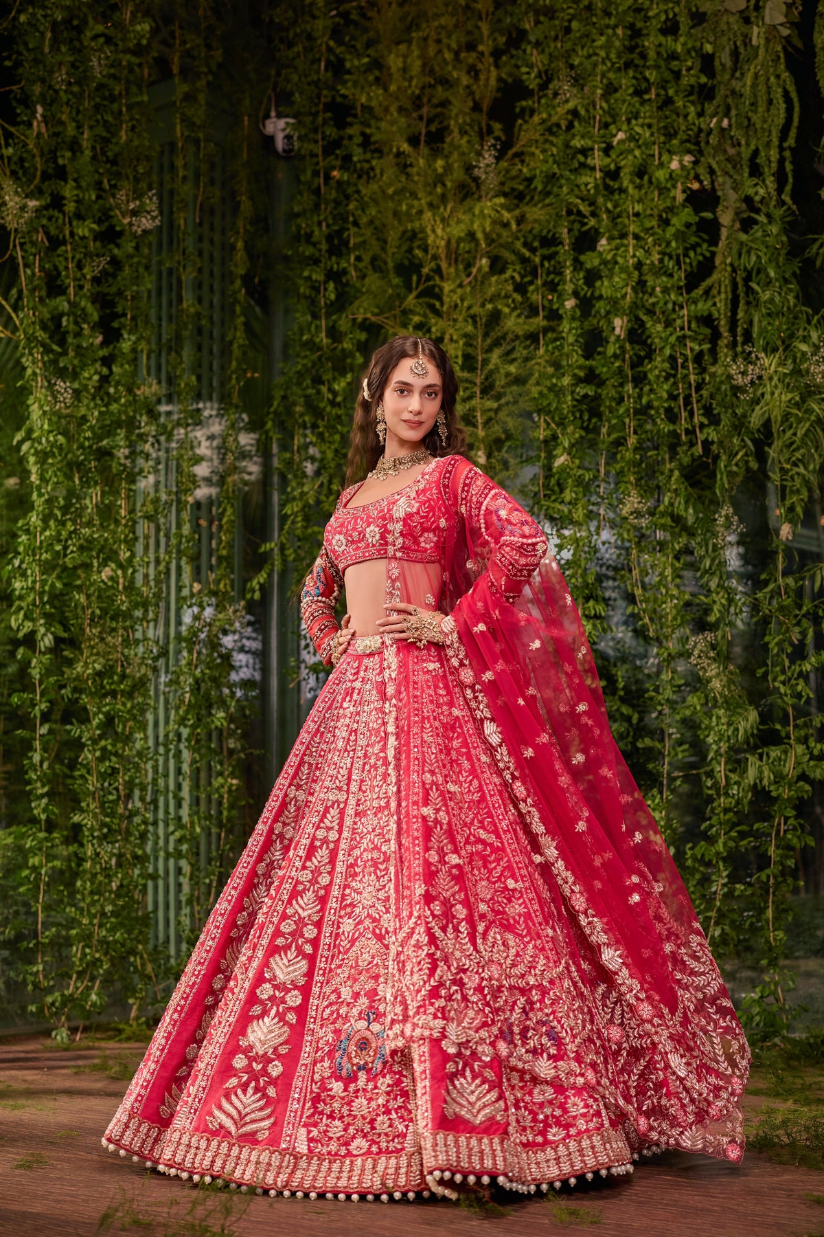 Mayura - The imperial peacock lehenga