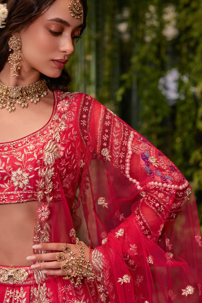Mayura - The imperial peacock lehenga