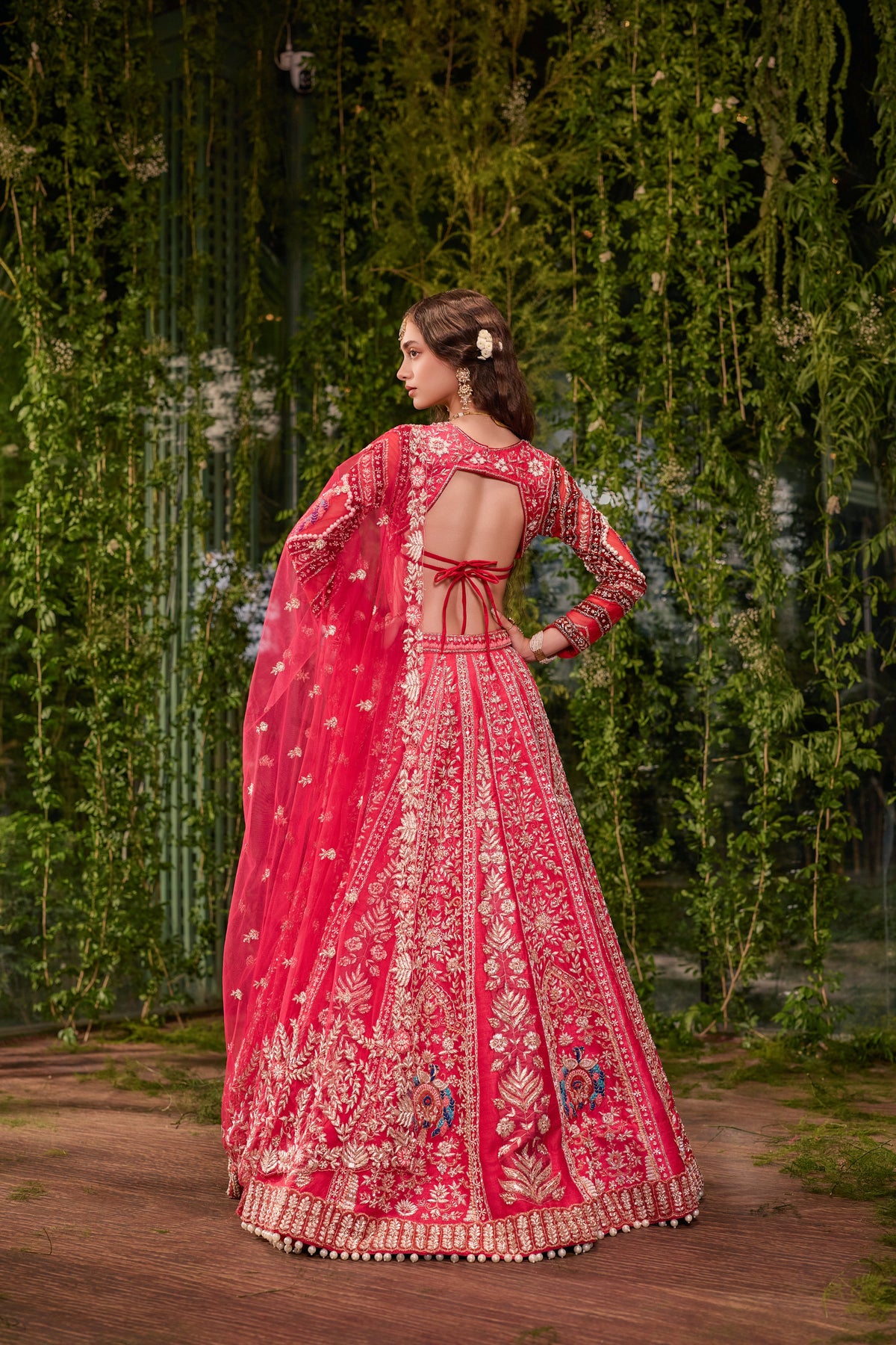 Mayura - The imperial peacock lehenga