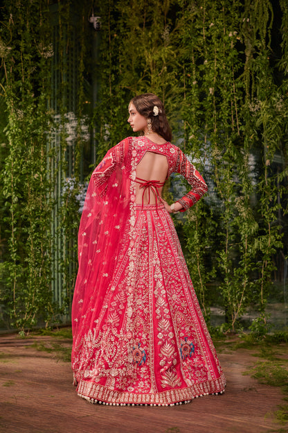 Mayura - The imperial peacock lehenga