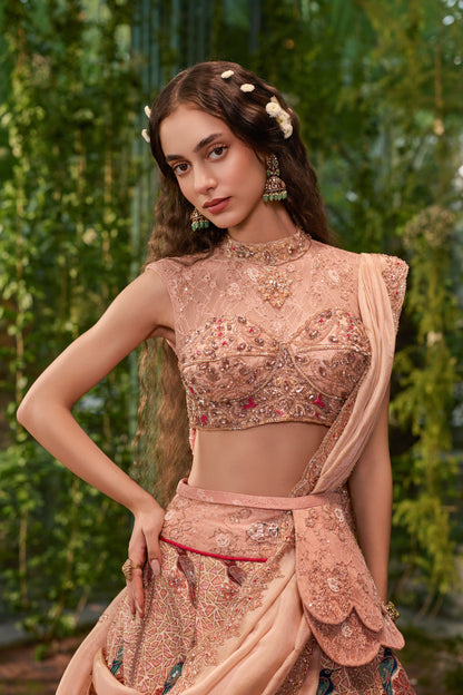 Gulnaar - The Rose Garden lehenga