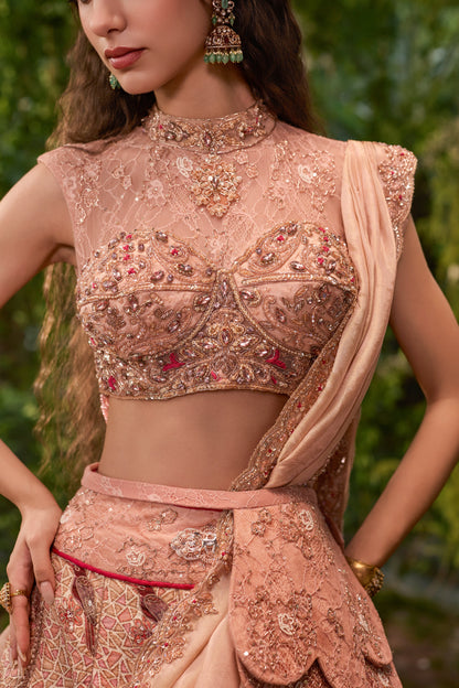Gulnaar - The Rose Garden lehenga