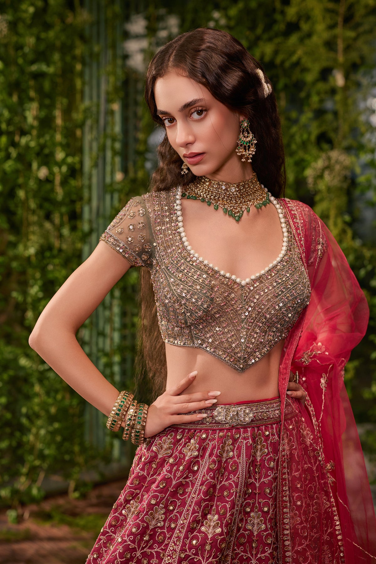 Virasat - The Heritage Bloom Lehenga