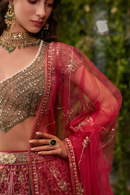 Virasat - The Heritage Bloom Lehenga