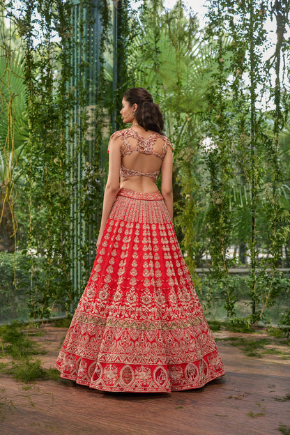 Mrig Vachan - The Deer’s Promise Lehenga