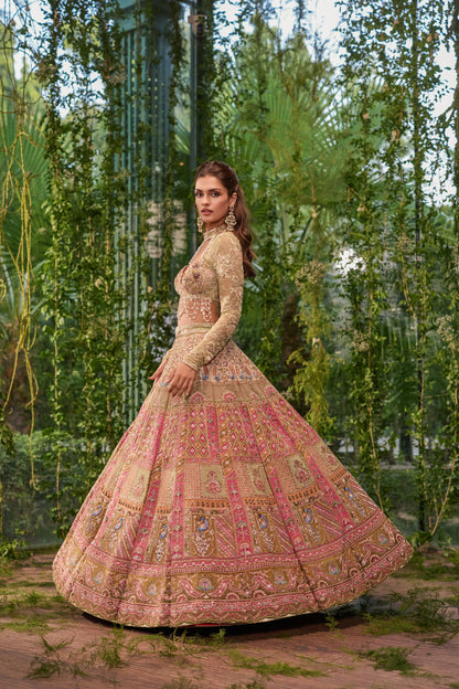Aranya - The Forest Symphony lehenga