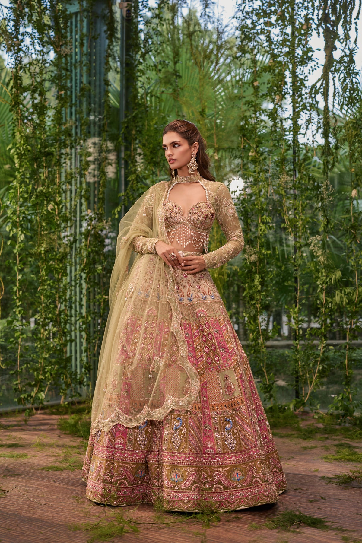 Aranya - The Forest Symphony lehenga