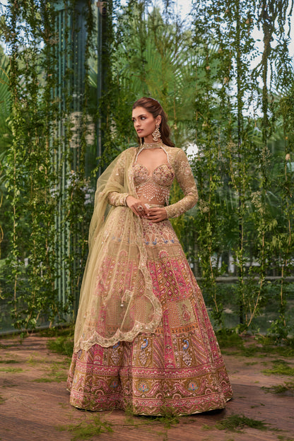 Aranya - The Forest Symphony lehenga