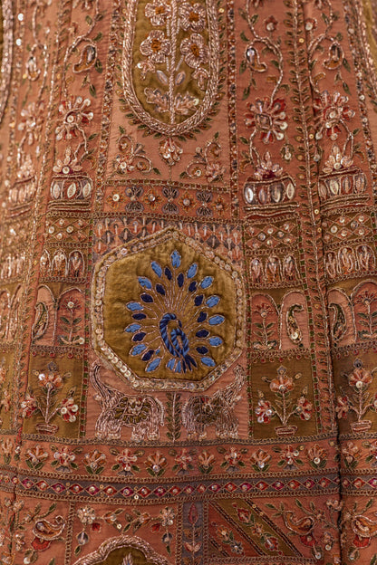Mayur Mukut - The Crowned Peacock Lehenga